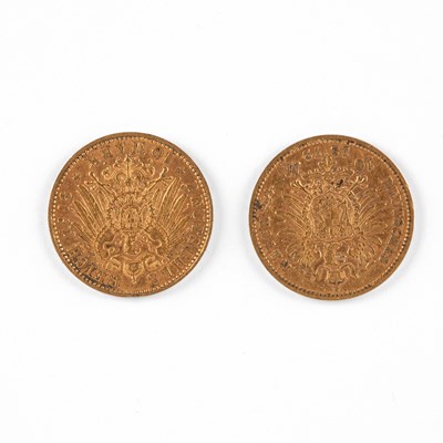 Lot 179 - A Willhelm II 10 mark gold coin, 1903