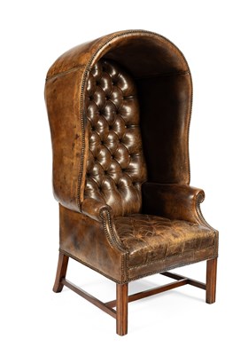Lot 171 - A George III style hall porter's chair