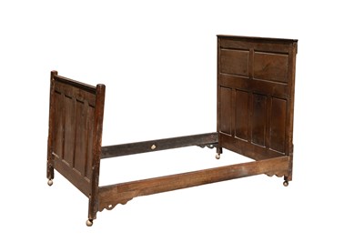 Lot 265 - A 17th Century and later oak bed frame