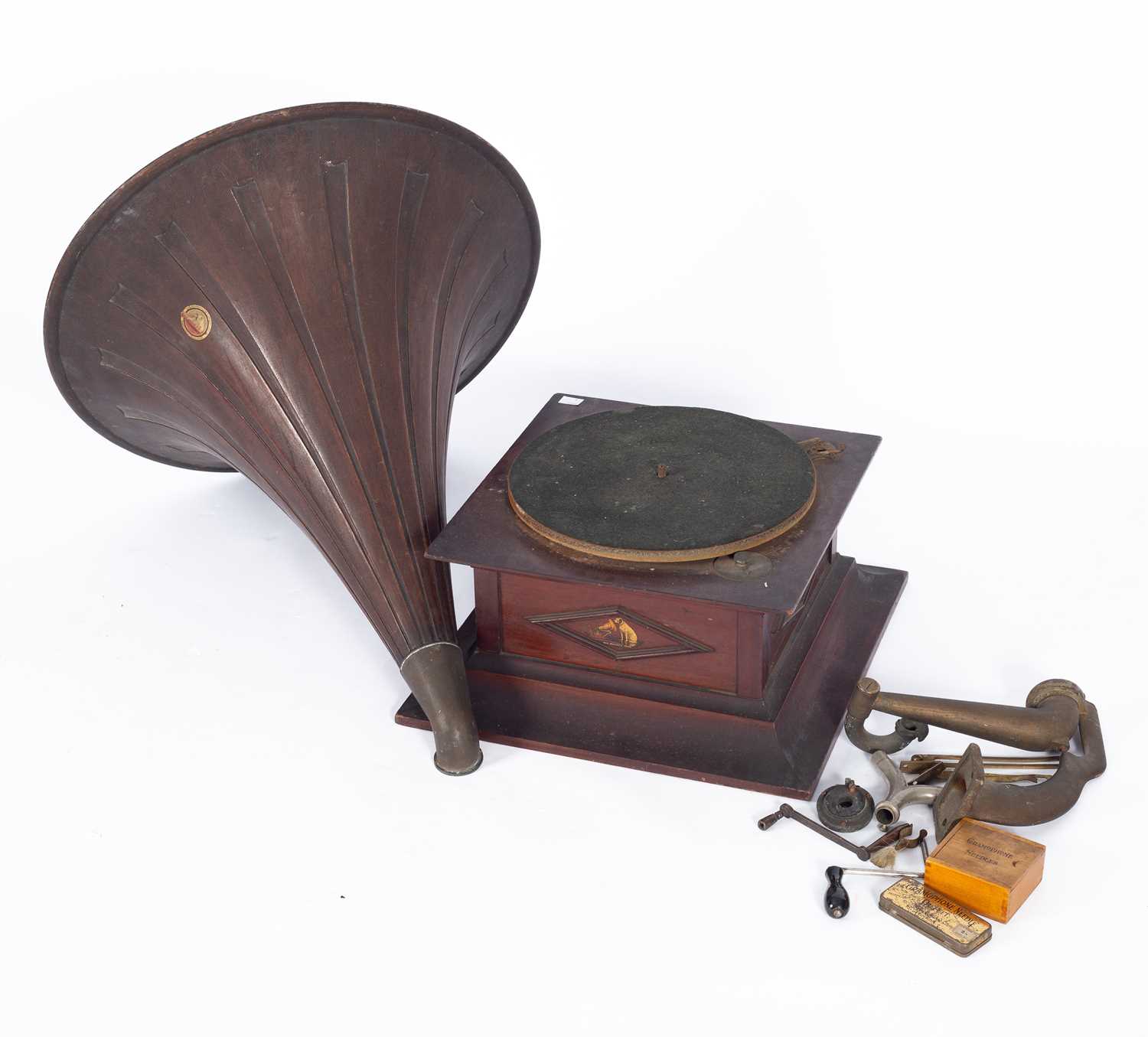 Lot 543 - A His Masters Voice for The Gramophone Company Ltd gramophone