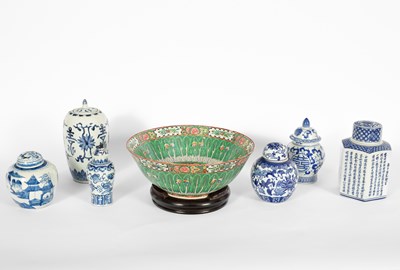 Lot 459 - A Chinese famille verte bowl