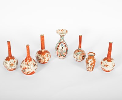 Lot 460 - Six pieces of Japanese satsuma