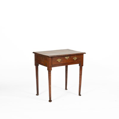 Lot 75 - A George III yew wood side table