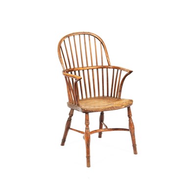 Lot 76 - A 19th Century Windsor type armchair