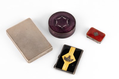 Lot 21 - A rectangular silver box