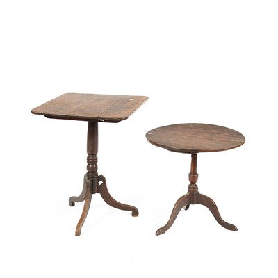 Lot 86 - A George III provincial oak occasional table