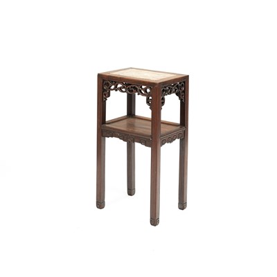 Lot 156 - A Chinese hardwood stand