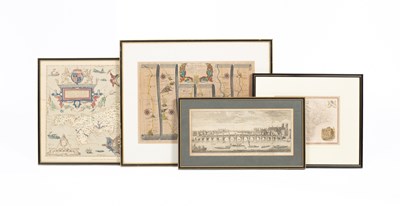 Lot 448 - Four framed decorative maps