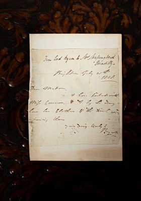 Lot 595 - Byron [(Lord George Gordon)], 6th Baron Byron (1788 – 1824)