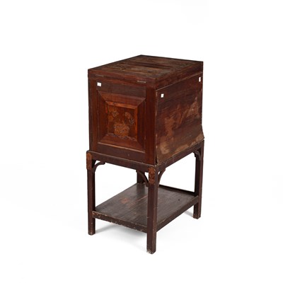 Lot 183 - A George III apothecary’s mahogany cabinet