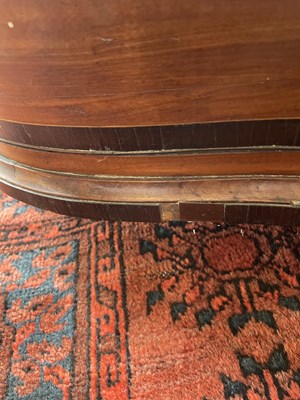 Lot 184 - A pair of Sheraton period satinwood corner commodes