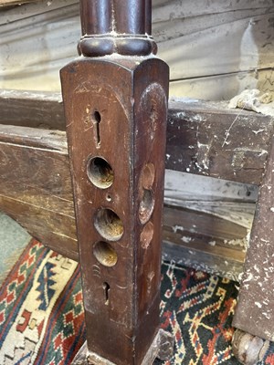 Lot 185 - A late 18th Century Chippendale period mahogany four poster bed