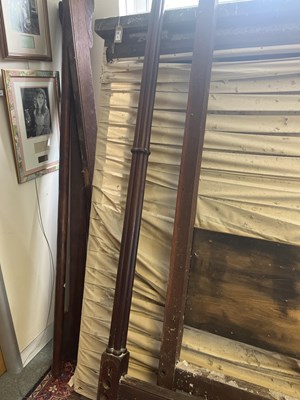 Lot 185 - A late 18th Century Chippendale period mahogany four poster bed