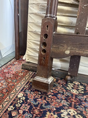 Lot 185 - A late 18th Century Chippendale period mahogany four poster bed