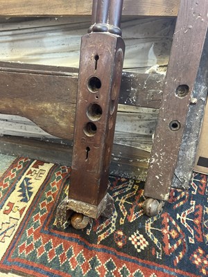 Lot 185 - A late 18th Century Chippendale period mahogany four poster bed