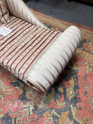 Lot 186 - A pair of late Regency upholstered sofas