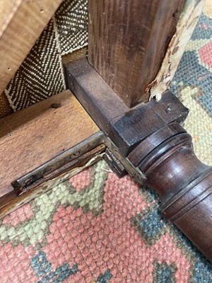 Lot 186 - A pair of late Regency upholstered sofas