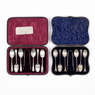 Lot 94 - A set of five Victorian silver teaspoons