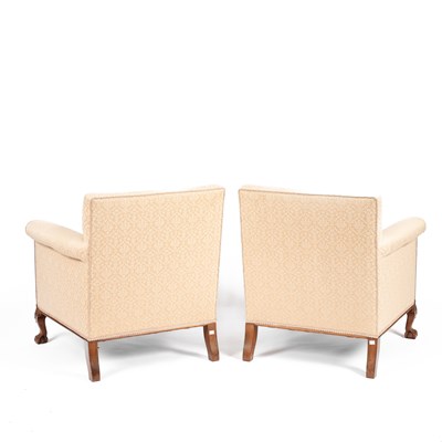 Lot 260 - A pair of Howard armchairs