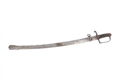 Lot 563 - An Italian M1833 mounted artillery sword