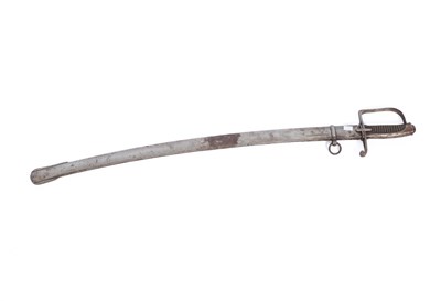 Lot 563 - An Italian M1833 mounted artillery sword