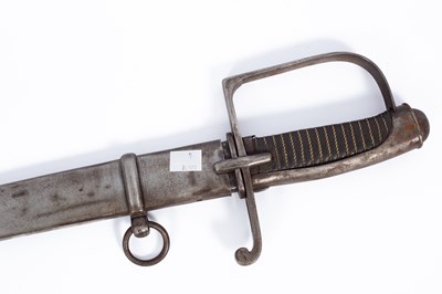 Lot 563 - An Italian M1833 mounted artillery sword
