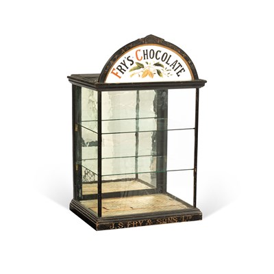 Lot 328 - A 'Fry's Chocolate' shop display cabinet