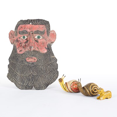 Lot 725 - A Mexican Barbonez mask