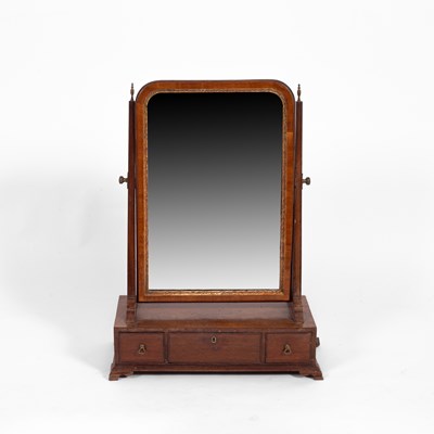 Lot 210 - A George II style toilet mirror