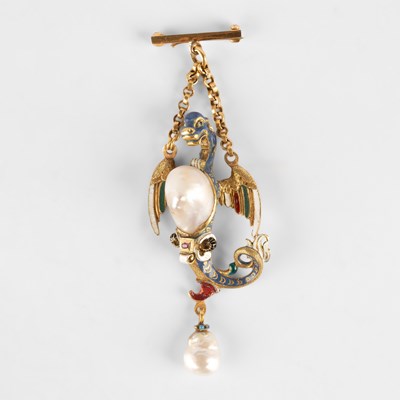 Lot 335 - An Austro-Hungarian Renaissance Revival Sea Dragon pendant