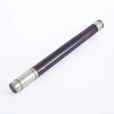 Lot 895 - [A. Ross (later Ross & Co.] a leather-cased silvered brass telescope