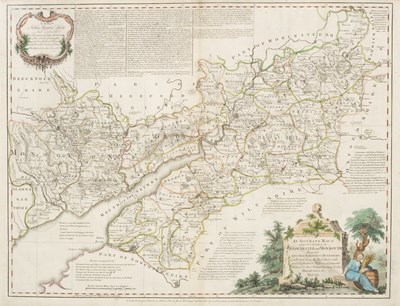 Lot 622 - [Gloucestershire] [Bowen (Emanuel)] An Accurate Map of the Counties of Gloucester and Monmouthshire
