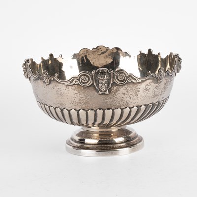 Lot 36 - A Victorian silver rose bowl
