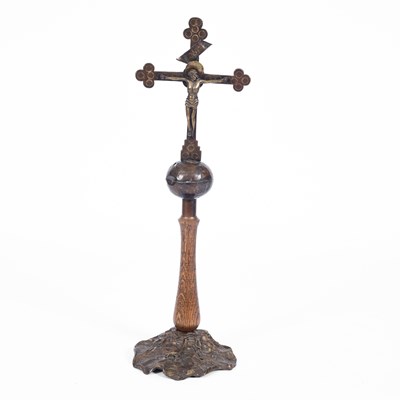 Lot 52 - A 20th Century iron Crucifix