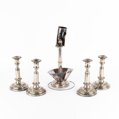 Lot 146 - A collection of silver plate