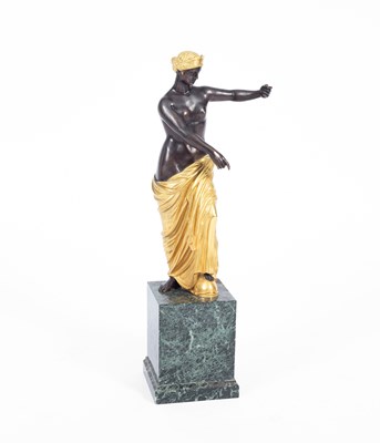 Lot 328 - After the Antique, a 19th Century bronze and gilt bronze figure of the Venus of Capua