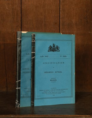 Lot 345 - Two Patents relating to Hearses