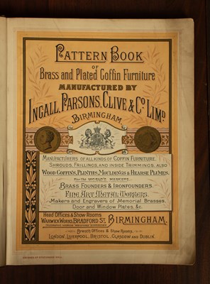 Lot 348 - [Trade Catalogue] Pattern Book of Brass and Plated Coffin Furniture