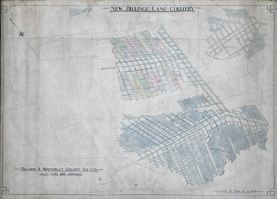 Lot 623 - [Lancashire Mining Maps] New Billinge Lane Colliery