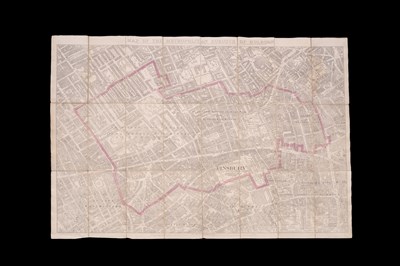 Lot 629 - Map of the Metropolitan Borough of Holborn