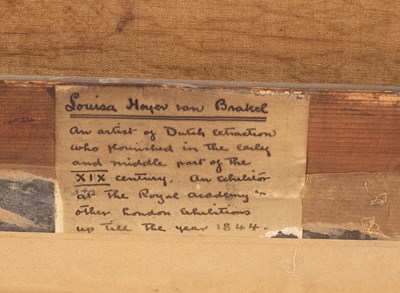 Lot 979 - Louise Hoyer van Brakel (circa 1805-1850)