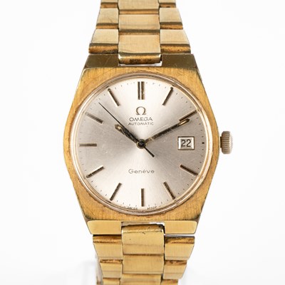 Lot 152 - A gentleman's Omega gold plated automatic wristwatch