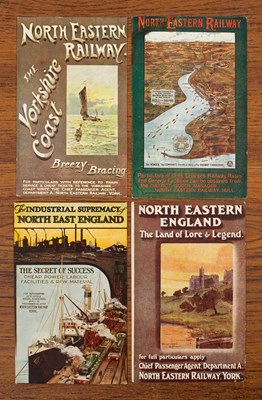 Lot 319 - North Eastern Railway Official Series of 20 poster pictorial postcards