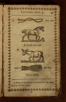 Lot 403 - Thompson (G) A New Hieroglyphical Bible