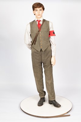 Lot 24 - A W. H. Smith display mannequin of a newspaper seller
