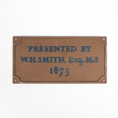 Lot 30 - A late 19th Century oak and painted model of a W. H. Smith high street store