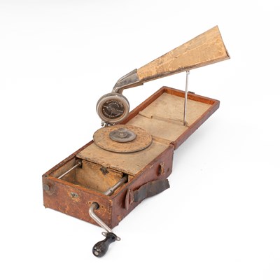 Lot 56 - A Mignonphone portable record player
