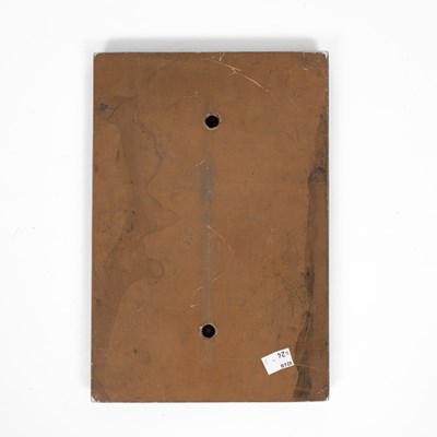 Lot 28 - A W. H. Smith bronze plaque