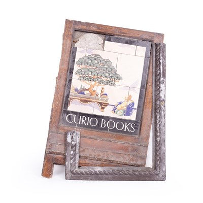 Lot 43 - Various complete, partially complete and fragmentary tiled display signs