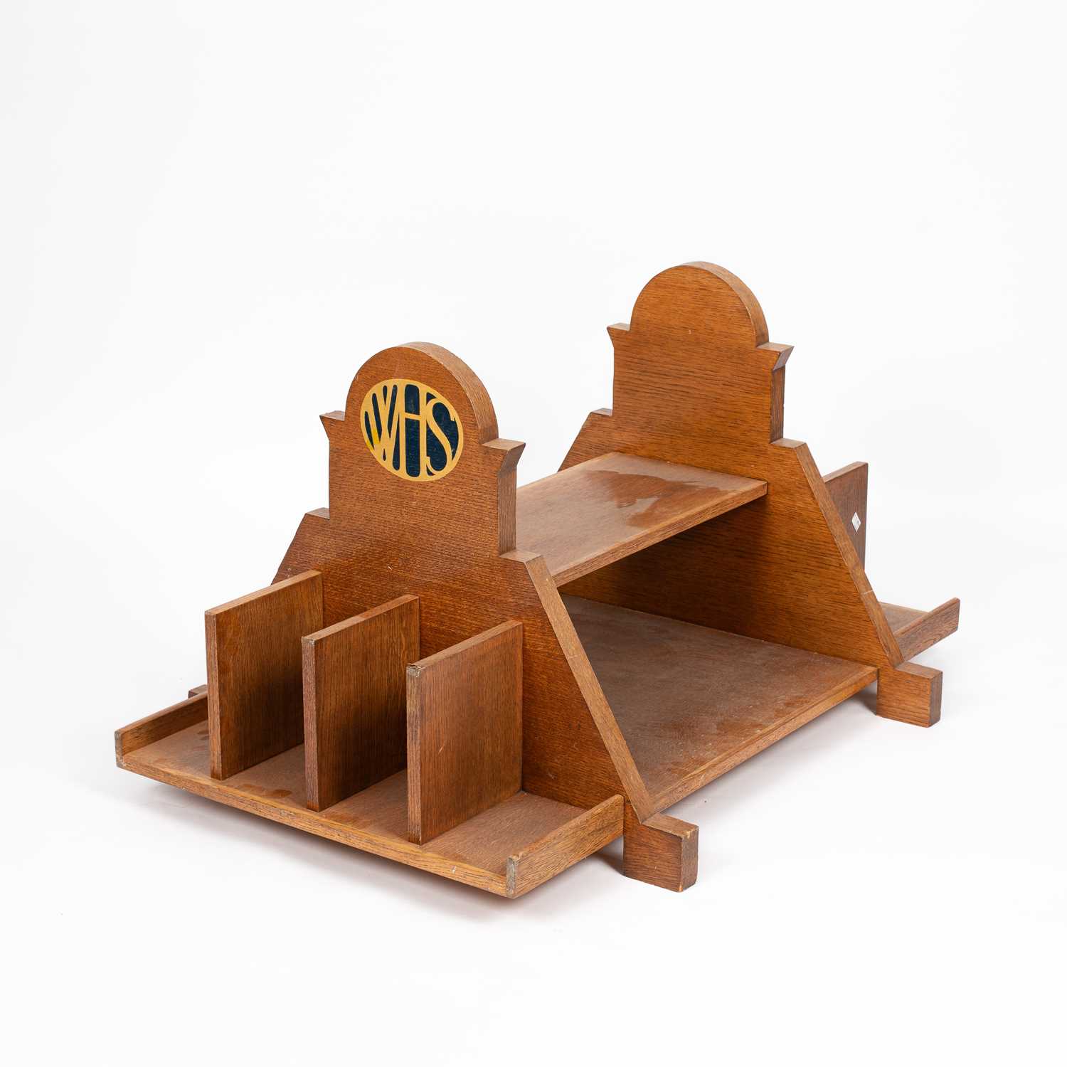 Lot 35 - A W. H. Smith branded table top newspaper or magazine display stand